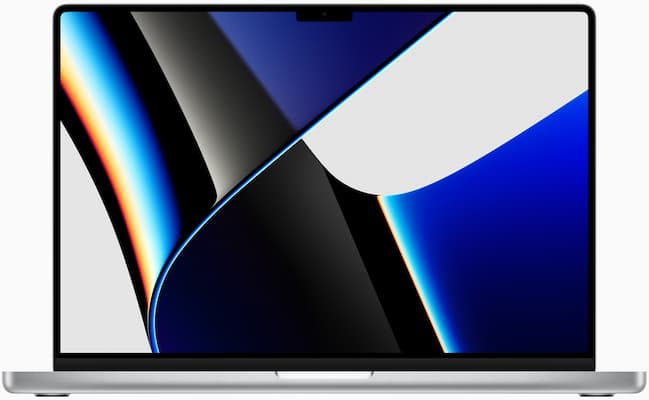 Liquid Retina XDR display with notch housing 1080p webcam