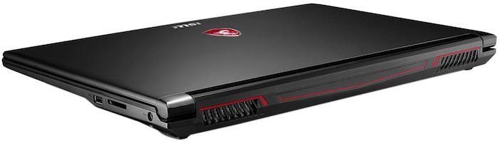 MSI GL62M 7REX Gaming Laptop - Vents for Efficient Cooling